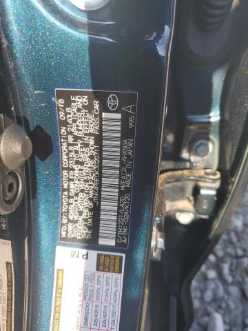 JTNK4RBE0K3020711 - 2019 TOYOTA COROLLA SE Negro foto 12