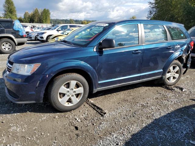 3C4PDCAB7DT577525 - 2013 DODGE JOURNEY SE BLUE photo 1