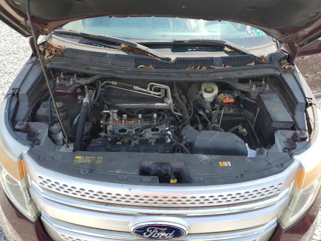 1FMHK8D88BGA66457 - 2011 FORD EXPLORER XLT Kasztanowy zdjęcie 12