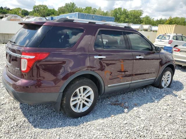 1FMHK8D88BGA66457 - 2011 FORD EXPLORER XLT Kasztanowy zdjęcie 3