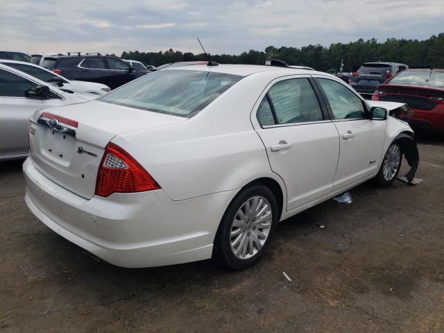 3FADP0L33AR408762 - 2010 FORD FUSION HYBRID WHITE photo 3