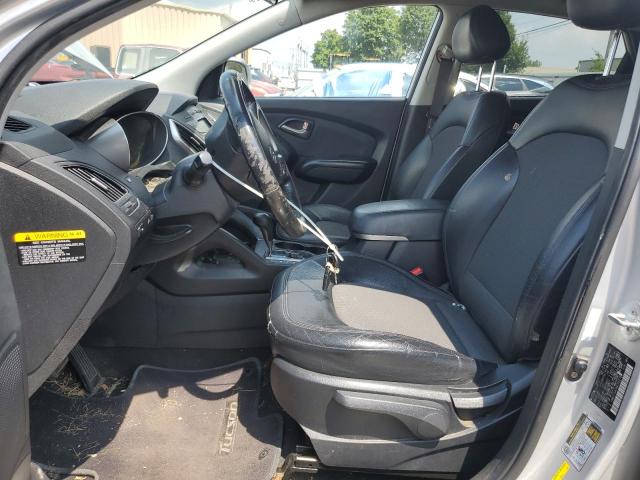 KM8JU3AC8AU032784 - 2010 HYUNDAI TUCSON GLS Silber Foto 7