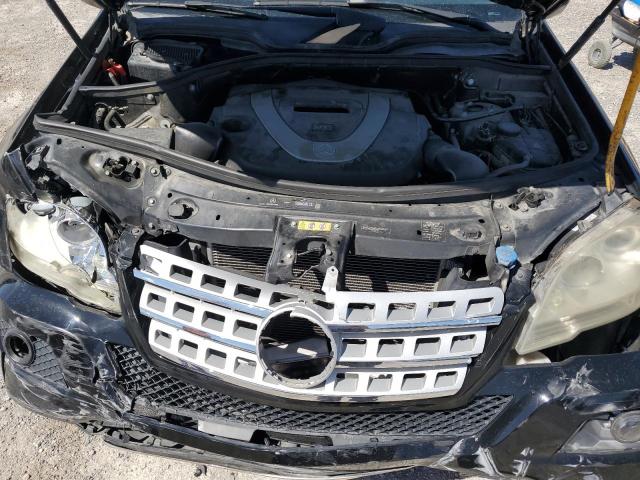 4JGBB8GBXAA543887 - 2010 MERCEDES-BENZ ML 350 4MATIC BLACK photo 12