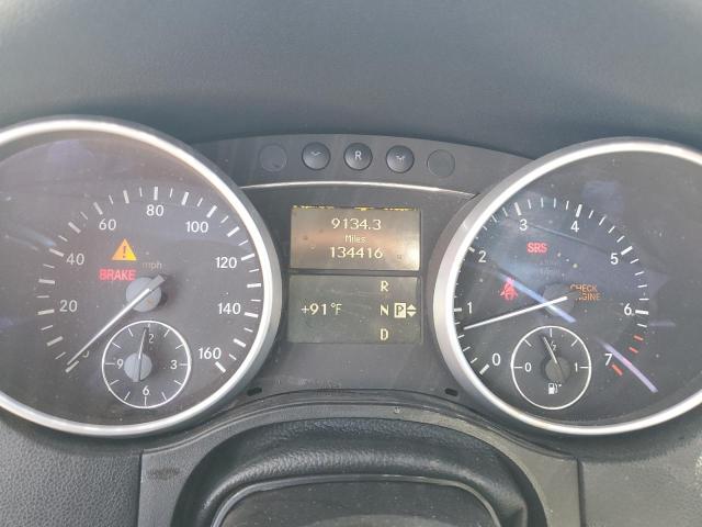 4JGBB8GBXAA543887 - 2010 MERCEDES-BENZ ML 350 4MATIC BLACK photo 9