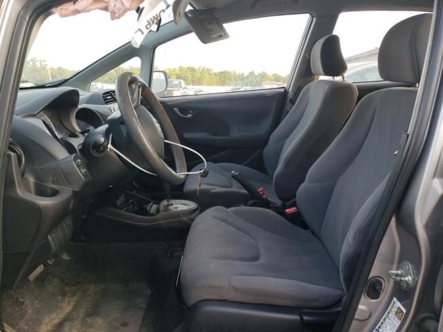JHMGE8H21AS020718 - 2010 HONDA FIT GRAY photo 7
