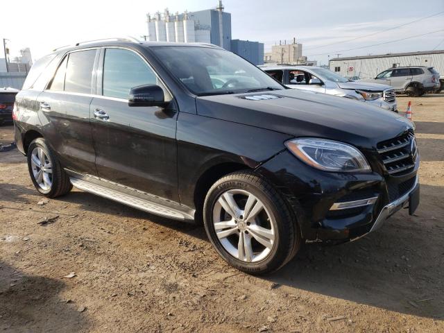 4JGDA5HB1CA072580 - 2012 MERCEDES-BENZ ML 350 4MATIC BLACK photo 4