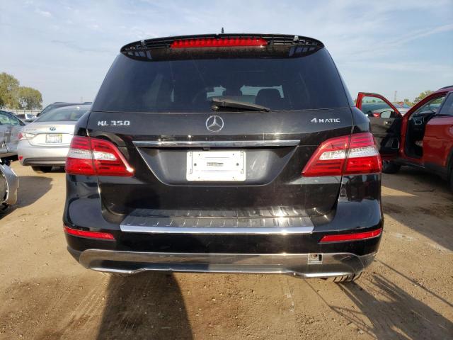 4JGDA5HB1CA072580 - 2012 MERCEDES-BENZ ML 350 4MATIC BLACK photo 6