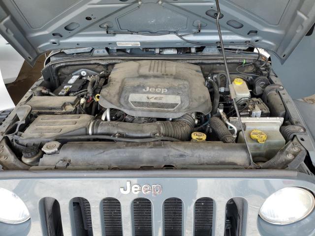 1C4HJWDG8EL282999 - 2014 JEEP WRANGLER U SPORT Szary zdjęcie 11