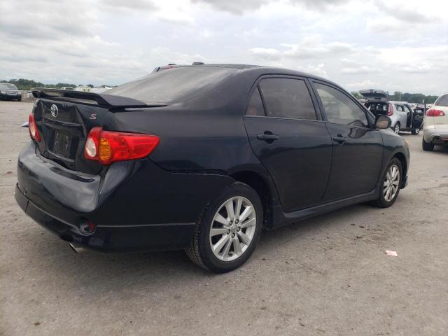 1NXBU4EE4AZ209014 - 2010 TOYOTA COROLLA BASE BLACK photo 3