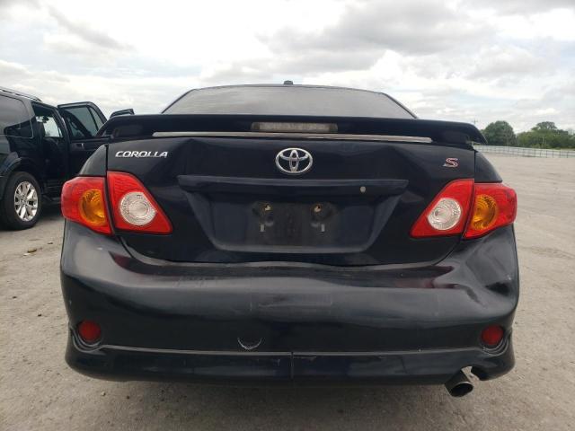 1NXBU4EE4AZ209014 - 2010 TOYOTA COROLLA BASE BLACK photo 6
