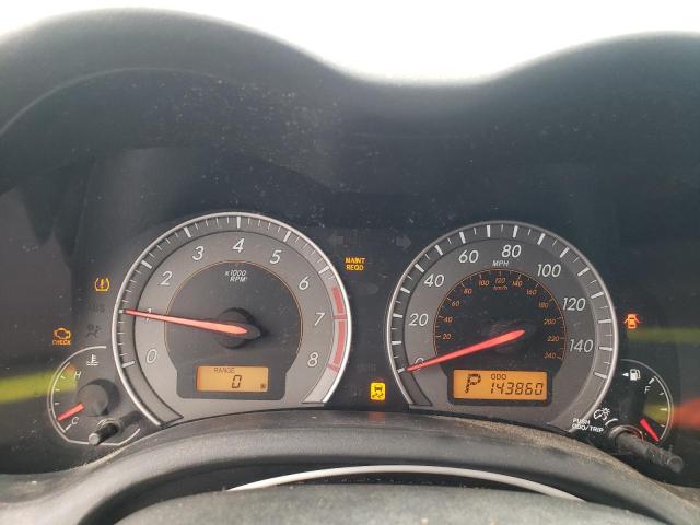 1NXBU4EE4AZ209014 - 2010 TOYOTA COROLLA BASE BLACK photo 9