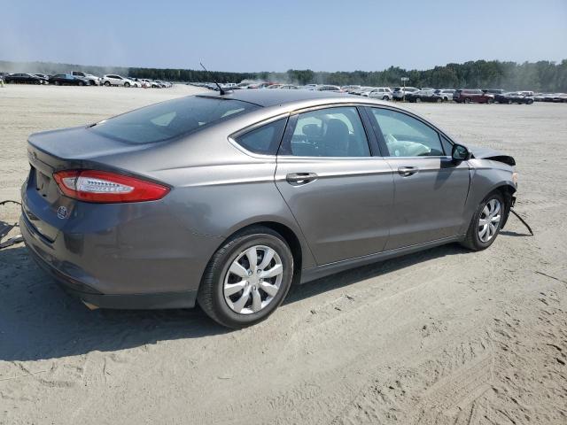 3FA6P0G79DR382579 - 2013 FORD FUSION S GRAY photo 3