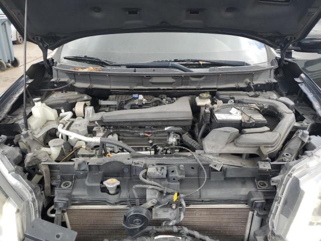 KNMAT2MT2HP505830 - 2017 NISSAN ROGUE S BLACK photo 12