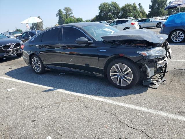 1HGCV3F17KA007994 - 2019 HONDA ACCORD HYBRID BLACK photo 4