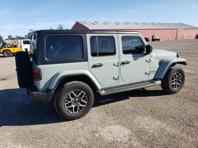 1C4PJXEG7RW303233 - 2024 JEEP WRANGLER SAHARA TURQUOISE photo 3