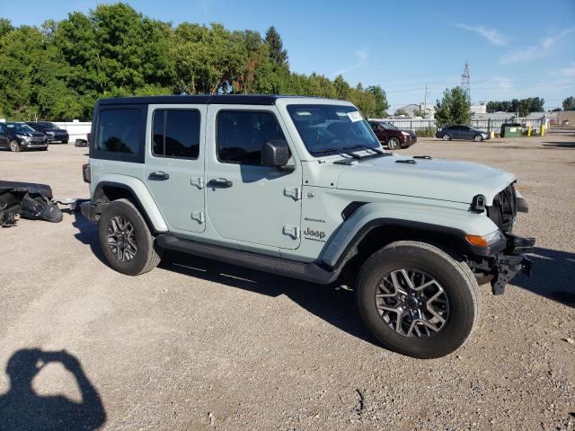 1C4PJXEG7RW303233 - 2024 JEEP WRANGLER SAHARA TURQUOISE photo 4