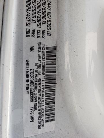 ZFBERFAB6H6D93919 - 2017 RAM PROMASTER თეთრი ფოტო 13