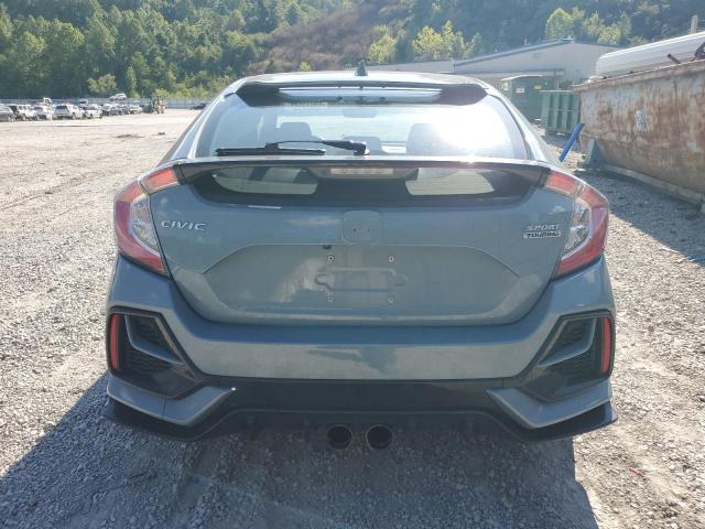 SHHFK7H9XMU404896 - 2021 HONDA CIVIC SPORT TOURING GRAY photo 6