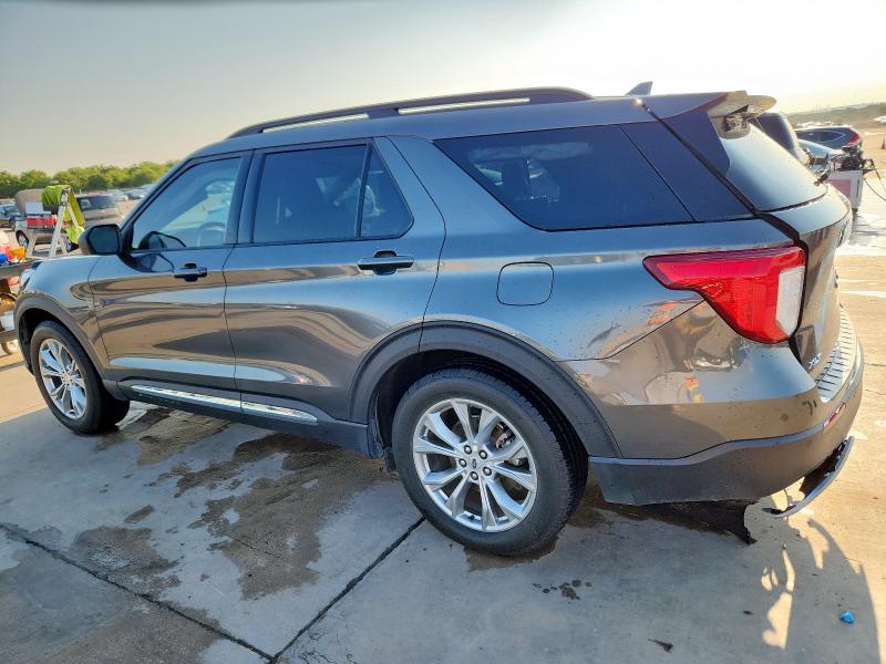 1FMSK7DH7LGB34796 - 2020 FORD EXPLORER XLT GRAY photo 2