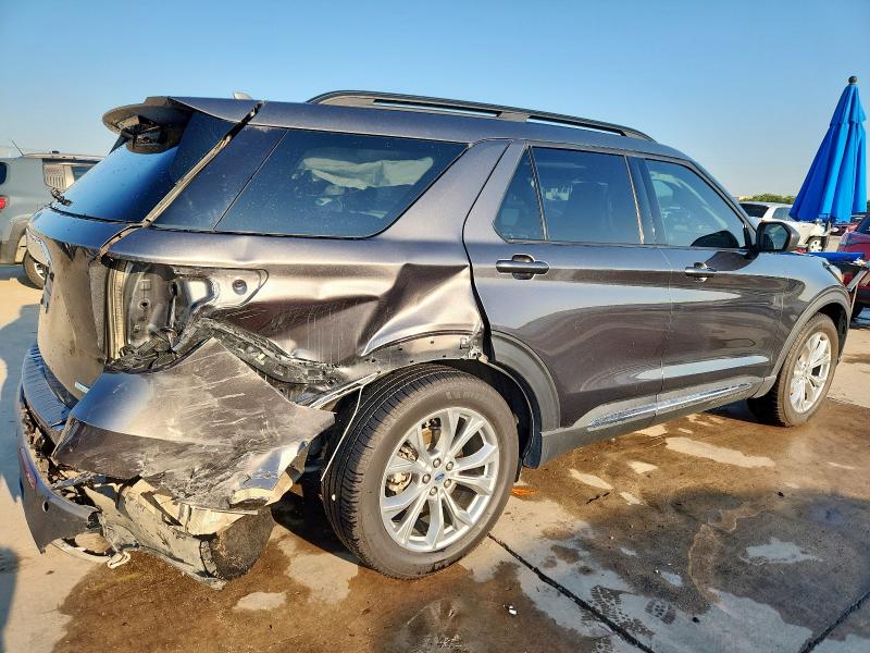 1FMSK7DH7LGB34796 - 2020 FORD EXPLORER XLT GRAY photo 3