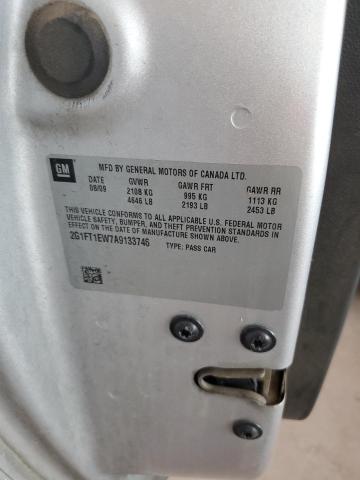 2G1FT1EW7A9133746 - 2010 CHEVROLET CAMARO SS SILVER photo 13