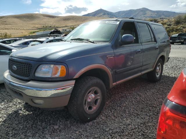 1FMPU18L02LA82090 - 2002 FORD EXPEDITION EDDIE BAUER BLUE photo 1