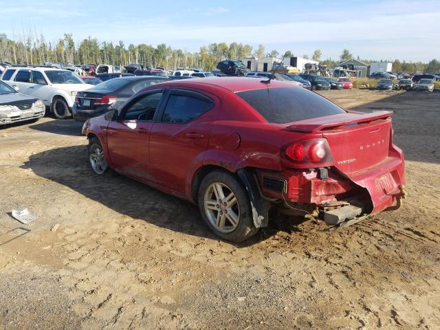 1B3BD4FB1BN519448 - 2011 DODGE AVENGER EXPRESS RED photo 2