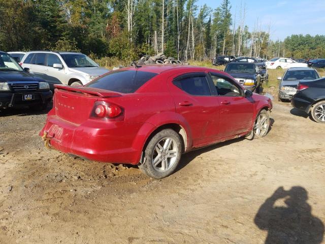 1B3BD4FB1BN519448 - 2011 DODGE AVENGER EXPRESS 红色 照片 3