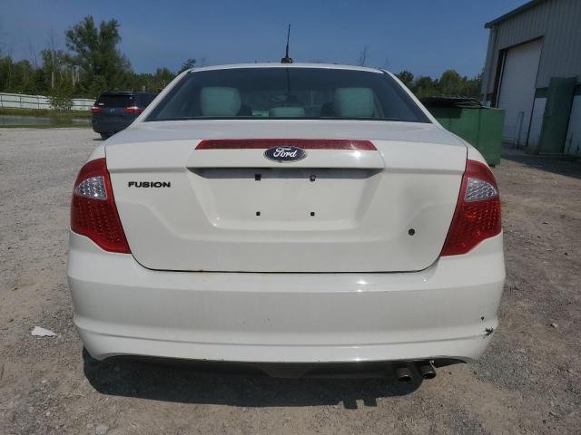 3FAHP0HA3BR213870 - 2011 FORD FUSION SE WHITE photo 6