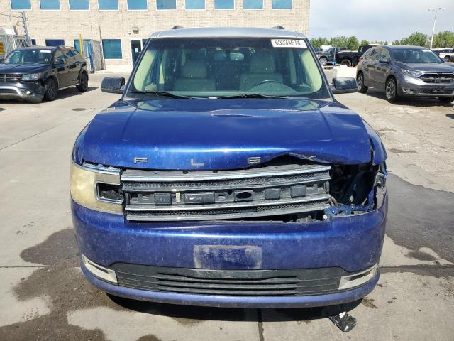 2FMGK5C89EBD11807 - 2014 FORD FLEX SEL BLUE photo 5