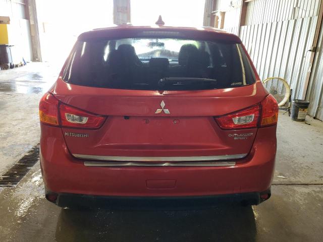 JA4AR3AW7HZ031049 - 2017 MITSUBISHI OUTLANDER ES წითელი ფოტო 6