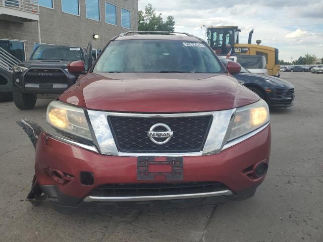 5N1AR2MMXDC622365 - 2013 NISSAN PATHFINDER S RED photo 5