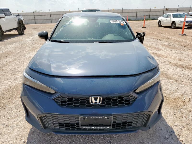 2HGFE4F84SH355009 - 2025 HONDA CIVIC SPORT BLUE photo 5