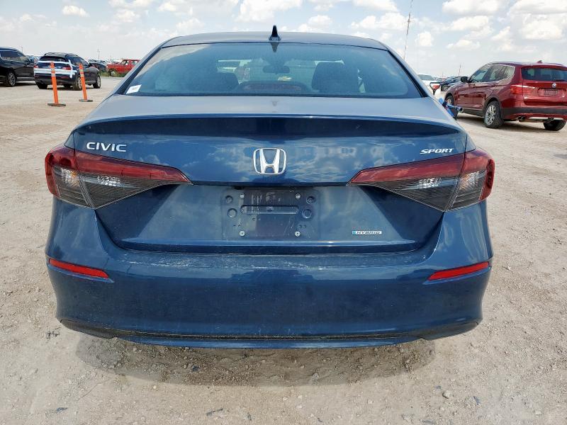 2HGFE4F84SH355009 - 2025 HONDA CIVIC SPORT BLUE photo 6