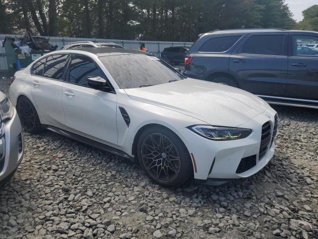 WBS33AY00PFN54332 - 2023 BMW M3 COMPETITION WHITE photo 4