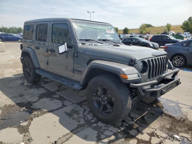 1C4HJXEN1KW685896 - 2019 JEEP WRANGLER U SAHARA ნაცრისფერი ფოტო 4