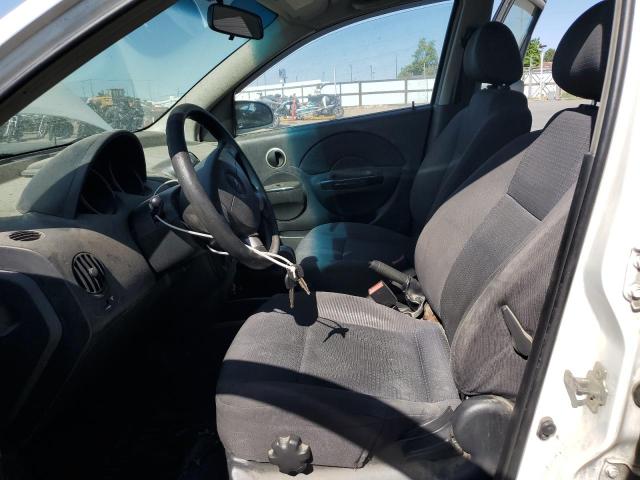 KL1TD66648B086825 - 2008 CHEVROLET AVEO BASE WHITE photo 7