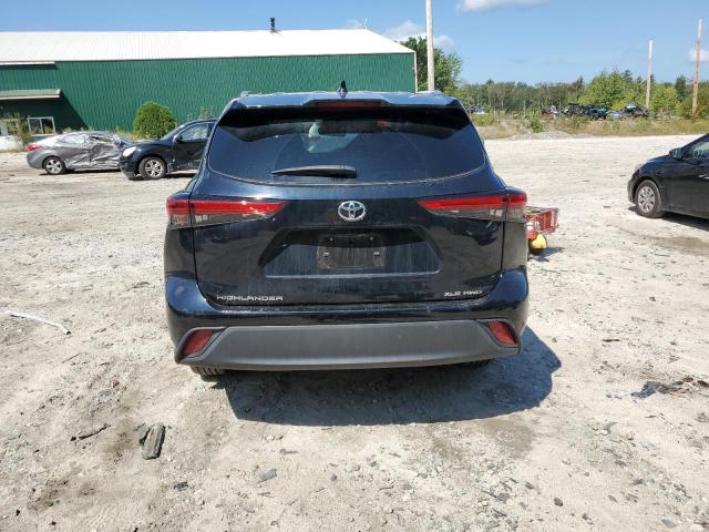 5TDHZRBH5MS123330 - 2021 TOYOTA HIGHLANDER XLE BLACK photo 6
