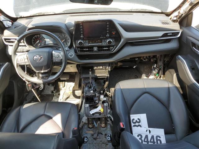 5TDHZRBH5MS123330 - 2021 TOYOTA HIGHLANDER XLE BLACK photo 8