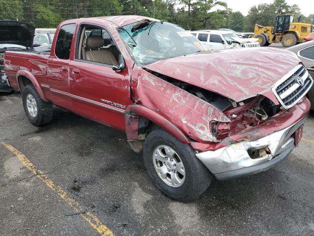 5TBBT48122S289721 - 2002 TOYOTA TUNDRA ACCESS CAB LIMITED BURGUNDY photo 10