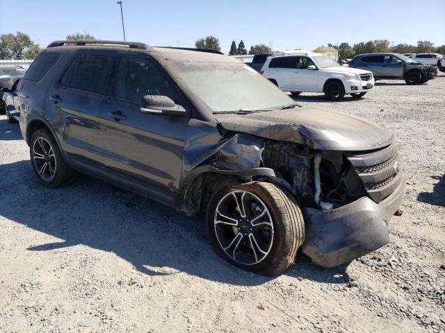 1FM5K8GT7FGA14696 - 2015 FORD EXPLORER SPORT GRAY photo 4