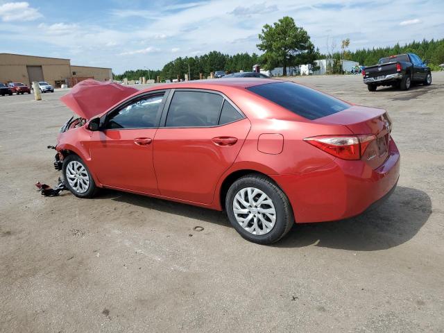 5YFBURHEXKP879548 - 2019 TOYOTA COROLLA L RED photo 2