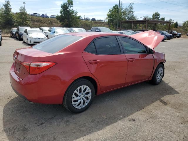 5YFBURHEXKP879548 - 2019 TOYOTA COROLLA L RED photo 3