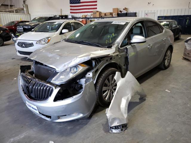 1G4PP5SK8F4154698 - 2015 BUICK VERANO SILVER photo 2