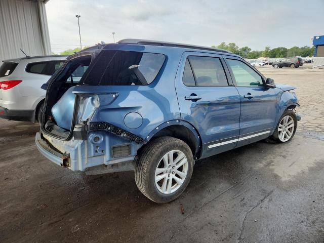 1FM5K8D83JGA83040 - 2018 FORD EXPLORER XLT 蓝色 照片 3
