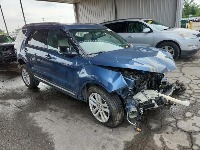 1FM5K8D83JGA83040 - 2018 FORD EXPLORER XLT 蓝色 照片 4