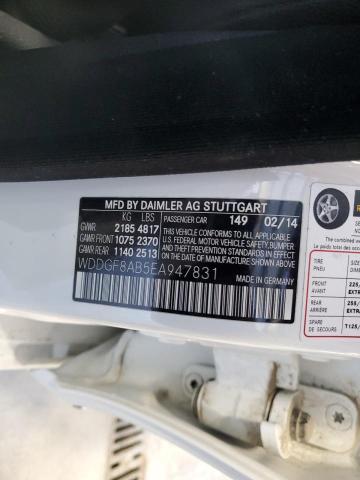 WDDGF8AB5EA947831 - 2014 MERCEDES-BENZ C 300 4MATIC WHITE photo 12
