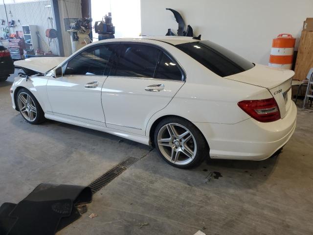 WDDGF8AB5EA947831 - 2014 MERCEDES-BENZ C 300 4MATIC WHITE photo 2
