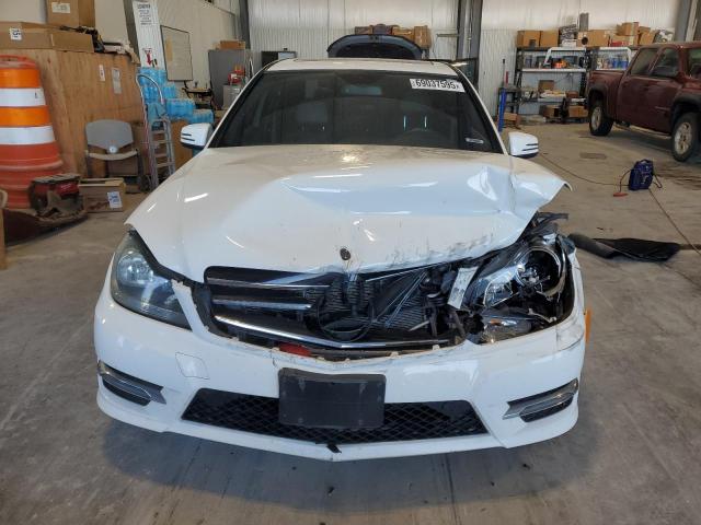 WDDGF8AB5EA947831 - 2014 MERCEDES-BENZ C 300 4MATIC WHITE photo 5