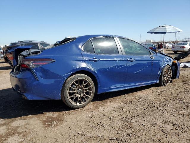 4T1G11AK5PU167003 - 2023 TOYOTA CAMRY SE NIGHT SHADE BLUE photo 3